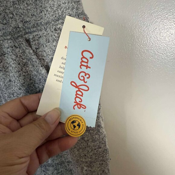 Kid's Leggings, Cat & Jack, Size Medium, Gray - Picture 5 of 10